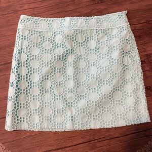 Vineyard Vines White Embellished Mini Pencil Skirt